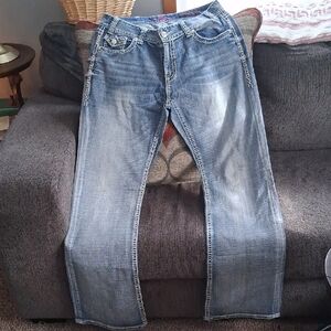 Rock & Roll Cowgirl Blue Bootcut Jeans